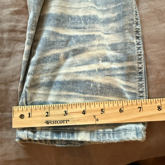 Makobi Jeans Moto Biker Slim Fit Distressed Denim Naxos 42x32 Hip Hop Streetwear - Picture 7 of 15